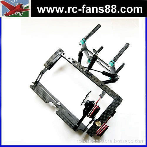 Carbon Fiber Controlable Tilt Unit for LOTUSRC T580P+ Quadcopter W/2 Digital